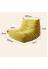 Replica Togo Sofa Single Seat - White/Black/Orange 